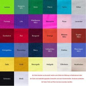 Aerial Yoga Tuch Farben 1